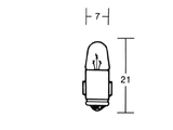 Glhlampe 6V 1.5W Ba7S 10Stk -