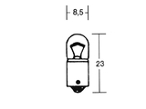 Glhlampe 6V 2W Ba9S 10Stk -