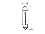 Soffitten 12V 3W 6 X 33 10Stk -