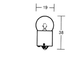 Glhlampe 12V 23W Ba15S Klein 10Stk -