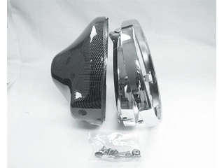 Lampengehäuse Komplett Mit Ring - CARBON LOOK UNIVERSAL 7