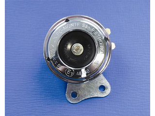 Hupe 12V Schwarz Chrom Ø 65 Mm