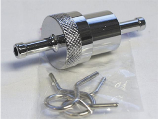 Benzinfilter Chrom/Met 8 Mm -